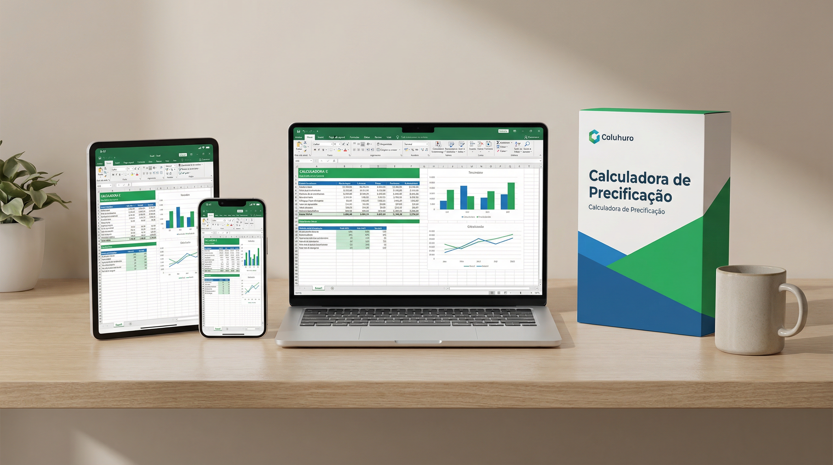 Mockup da Planilha de Precificação